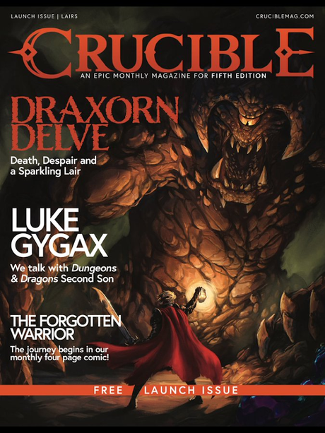Crucible Magazine Issue #000 de The DM Tool Chest, listo para descargar