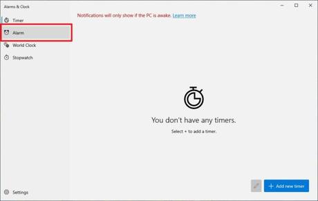 alarm - Cómo usar alarmas en Windows 10 y asegurarse de que suene 8 alarm - Cómo usar alarmas en Windows 10 y asegurarse de que suene 7