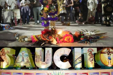 Ayuntamiento de SLP develó letrero monumental en El Saucito