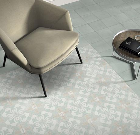 Suelos de baldosa hidráulica, cómo combinarlos y dónde comprarlos Suelos de baldosa hidráulica florales