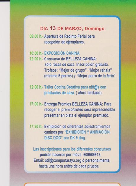 La Feria de Perros de Caza de Camponaraya congregará a los aficionados este fin de semana 2