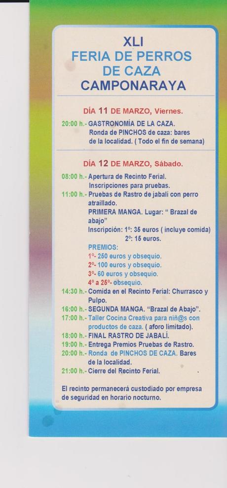 La Feria de Perros de Caza de Camponaraya congregará a los aficionados este fin de semana 1
