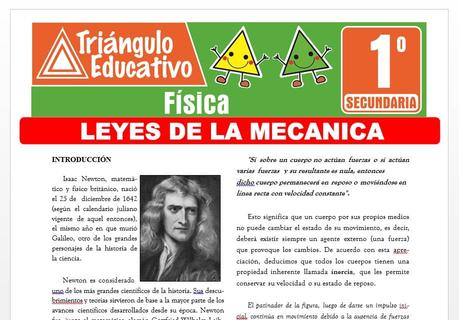 Leyes de la Mecánica para Primero de Secundaria Leyes de la Mecánica para Primero de Secundaria
