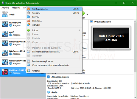 Instalar Kali Linux en VirtualBox paso 03