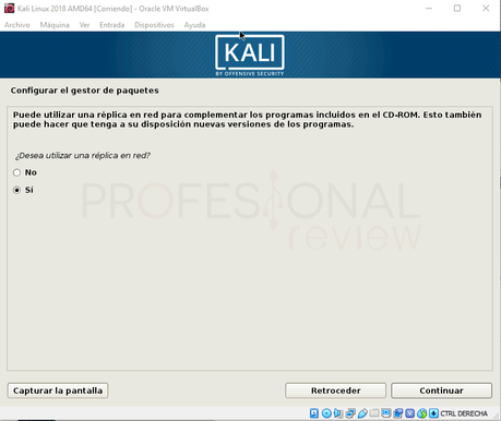 Instalar Kali Linux en VirtualBox paso 16