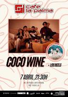 Concierto de Coco Wine y Los Reels en Café la Palma