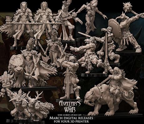 AoW: Bárbaras novedades digitales de Marzo