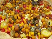 Pizza vegana garbanzos