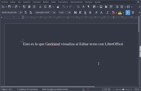 Hacer que LibreOffice tenga un modo oscuro en su totalidad