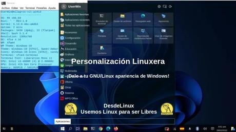 Personalización Linuxera: ¡Dale a tu GNU/Linux apariencia de Windows!