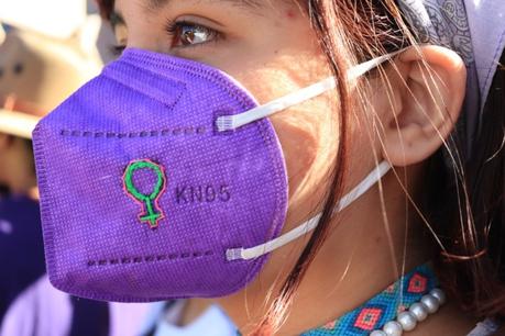 (Galería) #8M En San Luis Potosí: En contra de feminicidios, acosos e impunidad