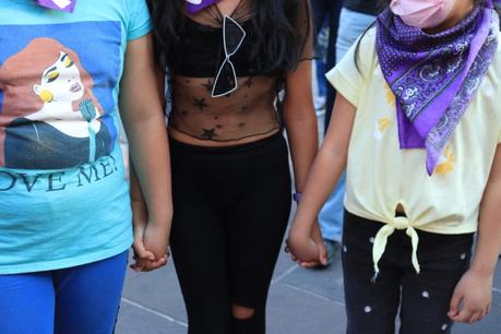 (Galería) #8M En San Luis Potosí: En contra de feminicidios, acosos e impunidad