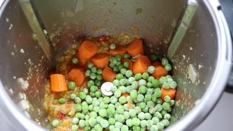 Ponemos las verduras y las cocinamos