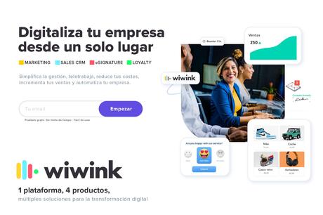 Wiwink, 4×4 de servicios enlazados y múltiples soluciones en una única plataforma de transformación digital