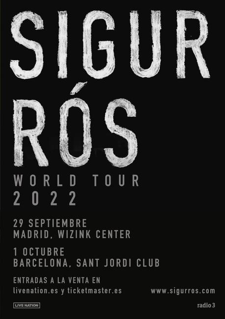 Sigur Rós: conciertos en Madrid y Barcelona en 2022