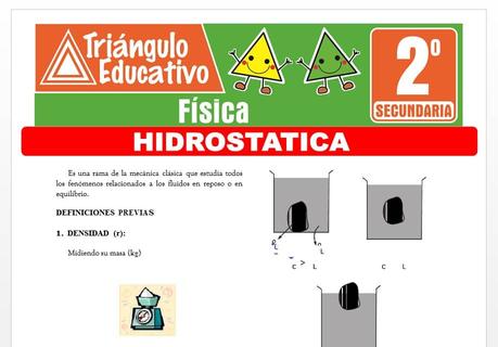 Hidrostática para Segundo de Secundaria Hidrostática para Segundo de Secundaria