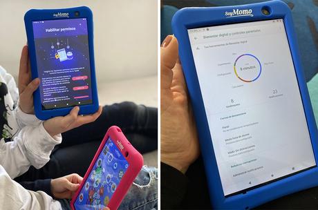 La tablet SoyMomo, específicamente diseñada para niños