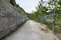 Excelente estado del pavimento de la via del Nicolau en  Bagà