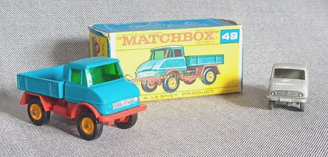 UNIMOG en miniatura comparado entre las marcas Matchbox y Wiking