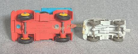 UNIMOG en miniatura comparado entre las marcas Matchbox y Wiking