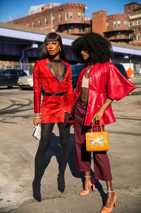 New York Fashion Week February 22 Street Style - Collage Vintage