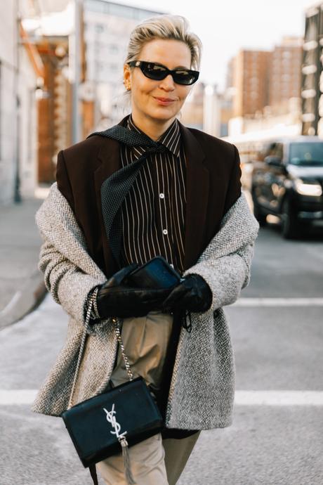 New York Fashion Week February 22 Street Style - Collage Vintage