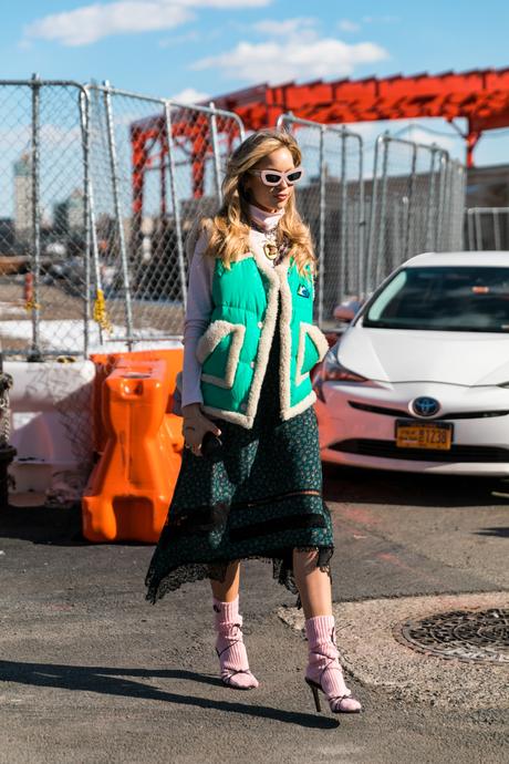 New York Fashion Week February 22 Street Style - Collage Vintage