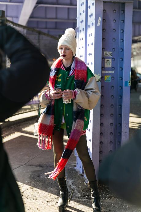 New York Fashion Week February 22 Street Style - Collage Vintage