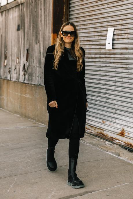 New York Fashion Week February 22 Street Style - Collage Vintage