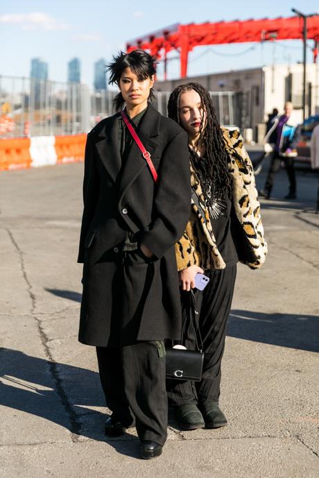 New York Fashion Week February 22 Street Style - Collage Vintage