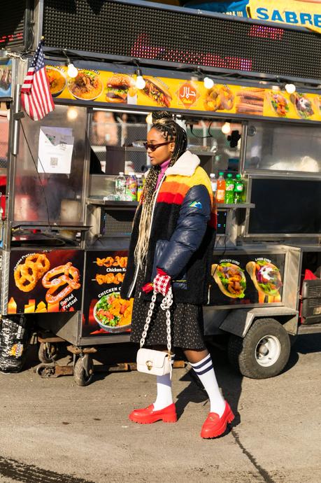 New York Fashion Week February 22 Street Style - Collage Vintage