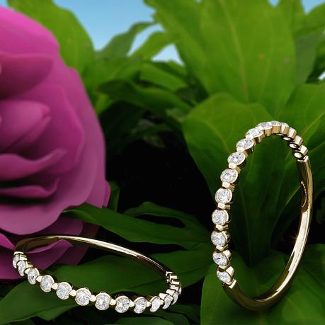 Pixie - Anillo de Matrimonio de Mujer con Diamantes Pixie - Anillo de Matrimonio de Mujer con Diamantes