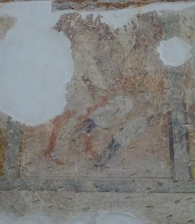 Imagen del mes: Pinturas murales en la capilla del Espíritu Santo de la antigua iglesia de Santa María del Castillo, en Badajoz