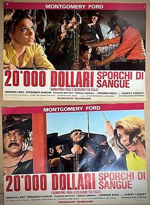 FORAJIDOS IMPLACABLES (20.000 dollari sporchi di sangue) (Italia, Francia; 1968) Western Europeo