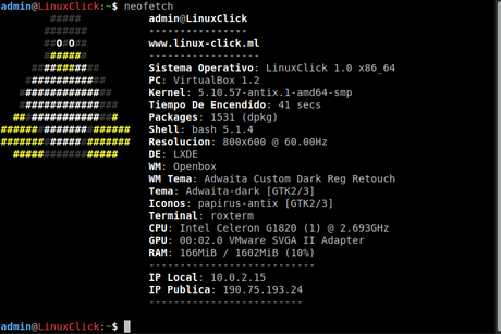 LinuxClick 1.0: Nuestra Distro