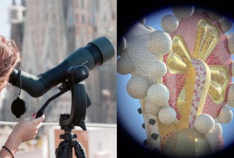 Desde un prestigioso ático en abril se podrá apreciar La ... En abril podrás ver la Sagrada Familia desde un telescopio