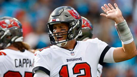 QB Tom Brady con los Tampa Bay Buccaneers