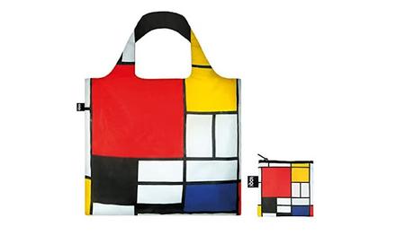 Decorar con el diseño de Mondrian. Rojo, azul y amarillo.