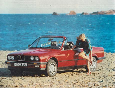 BMW 320i Cabrio con motor de 2 litros del año 1986 BMW 320i Cabrio con motor de 2 litros del año 1986