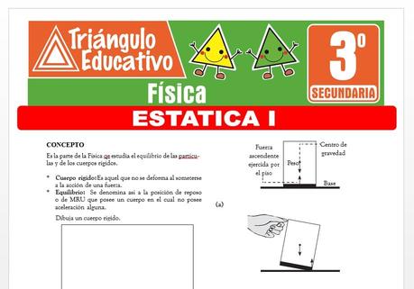 Estática I para Tercero de Secundaria