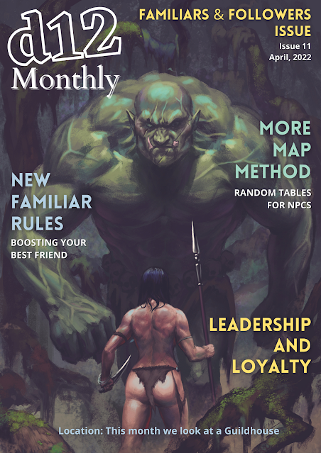 Portada y avance de contenidos de la d12 Monthly para Abril Portada y avance de contenidos de la d12 Monthly para Abril