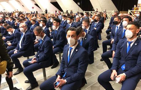 El Papa Francisco recibe a la Ponferradina con motivo del centenario del club 2