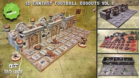 3D Fantasy Football Dugouts Vol 2, en Kickstarter!
