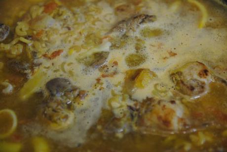Receta de fideuá con conejo y marisco paso a paso Receta de fideuá con conejo y marisco paso a paso