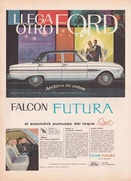 Ford Falcon Futura presentado en el año 1964 por Ford Motor Argentina -  Paperblog