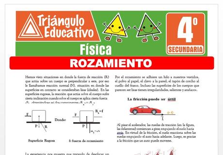 Rozamiento para Cuarto de Secundaria