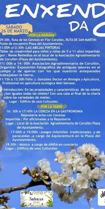 Corullón celebra la floración del cerezo con rutas y actividades durante el último fin de semana de marzo 2 Corullón celebra la floración del cerezo con rutas y actividades durante el último fin de semana de marzo 1