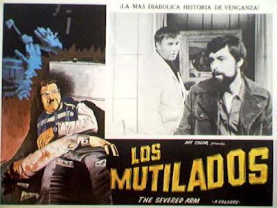 BRAZO ASESINO (THE SEVERED ARM) (USA, 1973) Intriga, Terror, Psycho Killer, Slasher