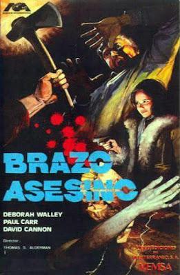 BRAZO ASESINO (THE SEVERED ARM) (USA, 1973) Intriga, Terror, Psycho Killer, Slasher