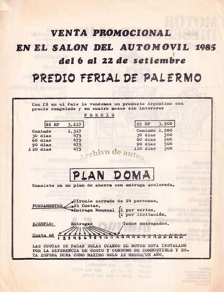 Motores Cimarrón 3300 D y 3800 D del año 1985 Motores Cimarrón 3300 D y 3800 D del año 1985